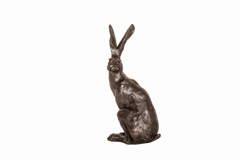 Spring Hare Bronze Figurine  by Paul Jenkins (Frith Sculpture)