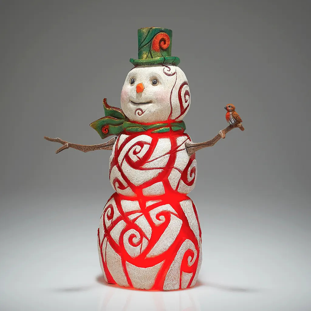 **EDITION SOLD OUT** Snowman Illumination in Red - Limited Edition 150 by Matt Buckley