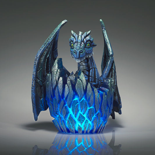 Edge Sculpture Blue Dragon Egg Illumination by Matt Buckley