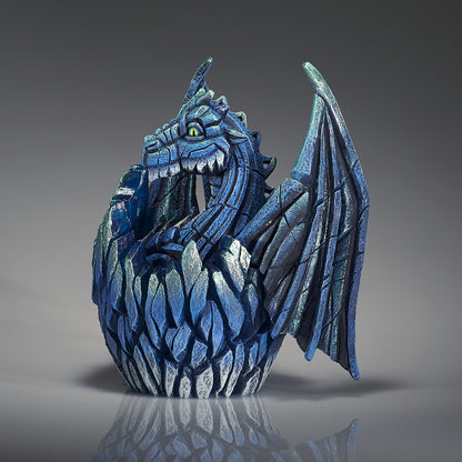 Edge Sculpture Dragon Egg Blue Illumination by Matt Buckley