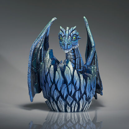 Edge Sculpture Dragon Egg Blue Illumination by Matt Buckley