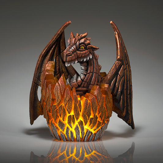 Edge Sculpture Copper Dragon Egg Illumination by Matt Buckley
