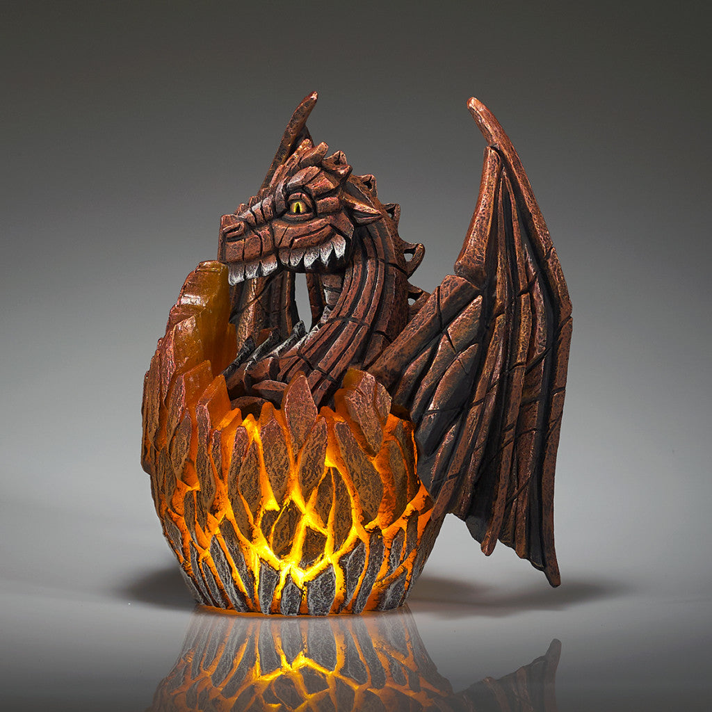 Edge Sculpture Dragon Egg Copper Illumination by Matt Buckley