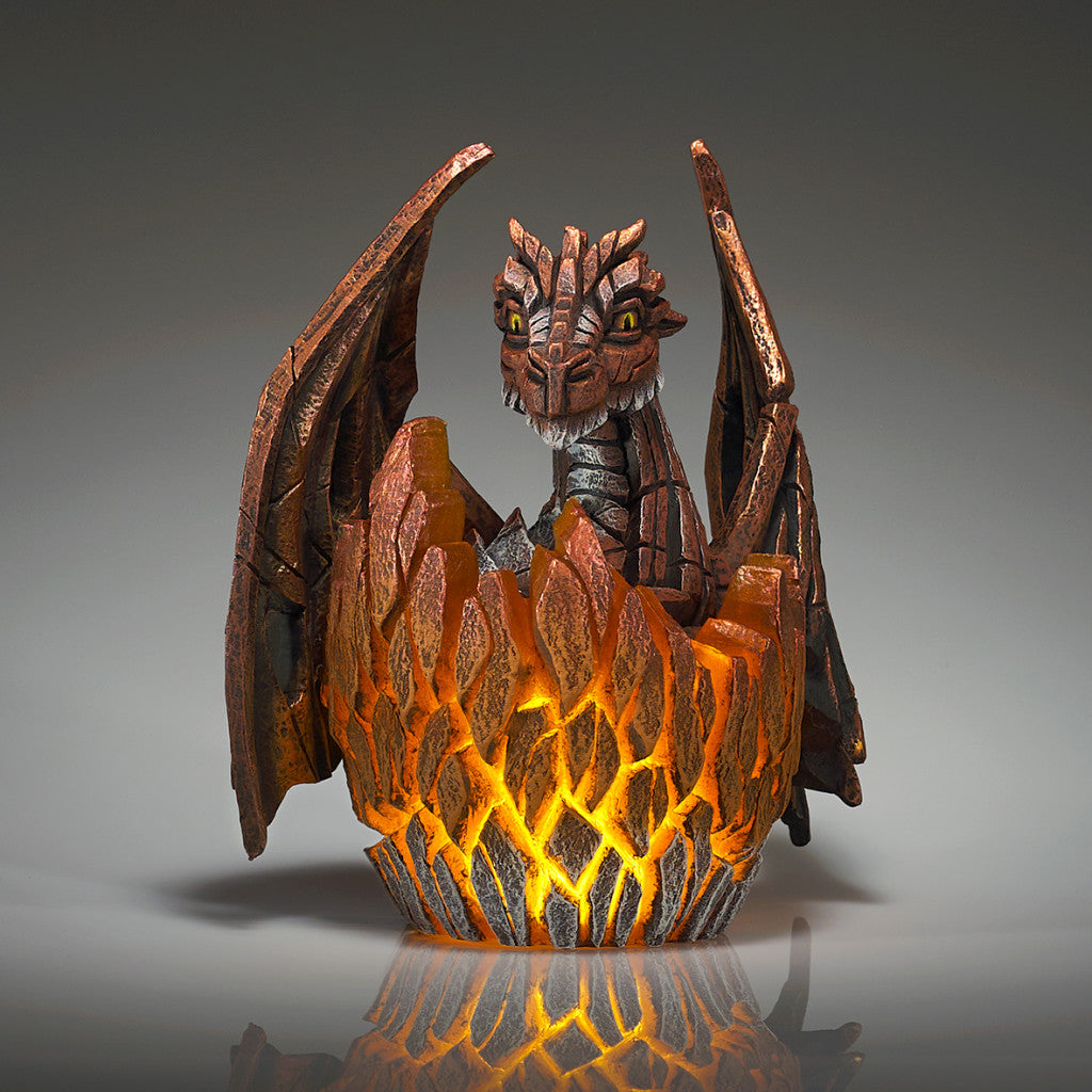 Edge Sculpture Dragon Egg Copper Illumination by Matt Buckley