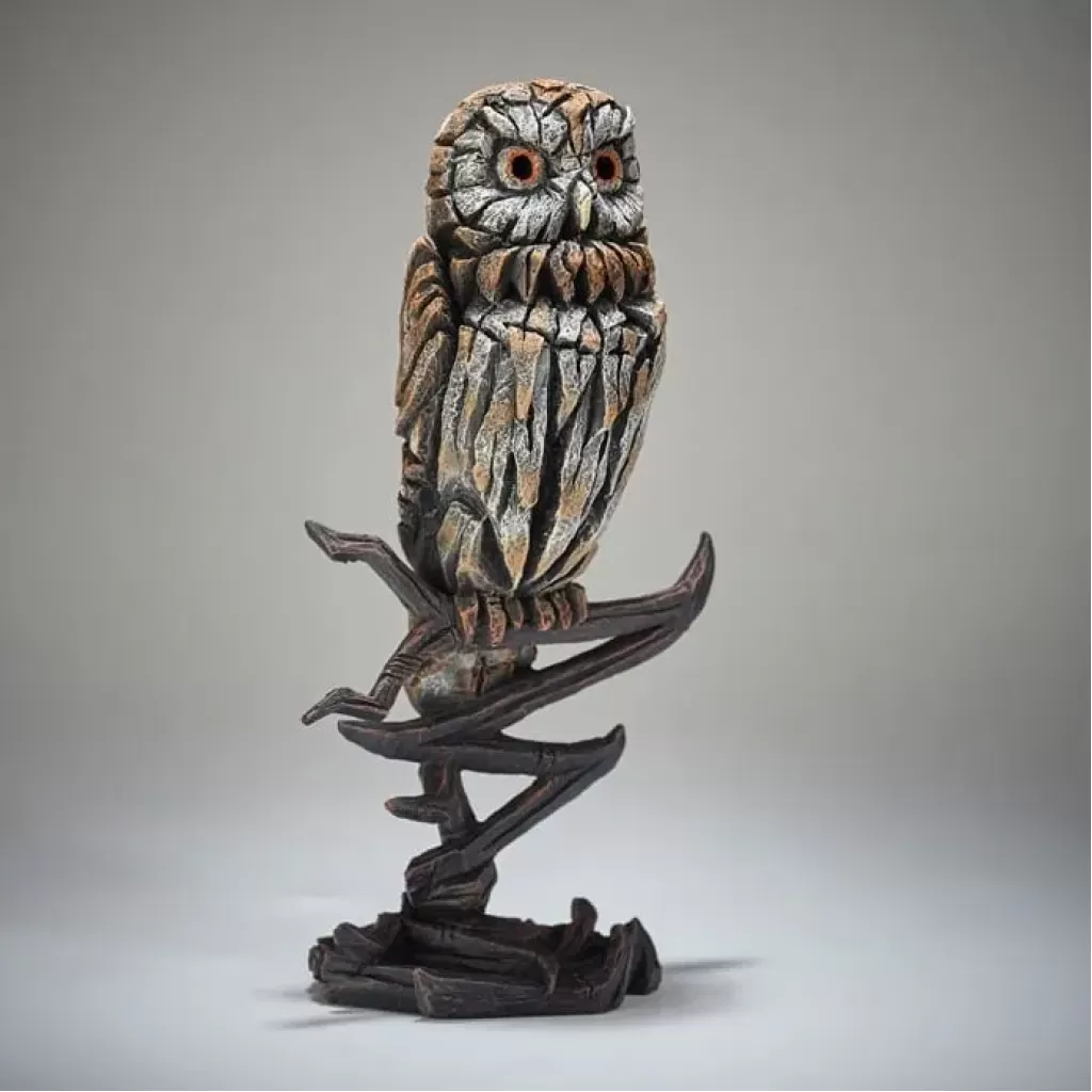 Edge Sculpture Owl - Tawny by Matt Buckley