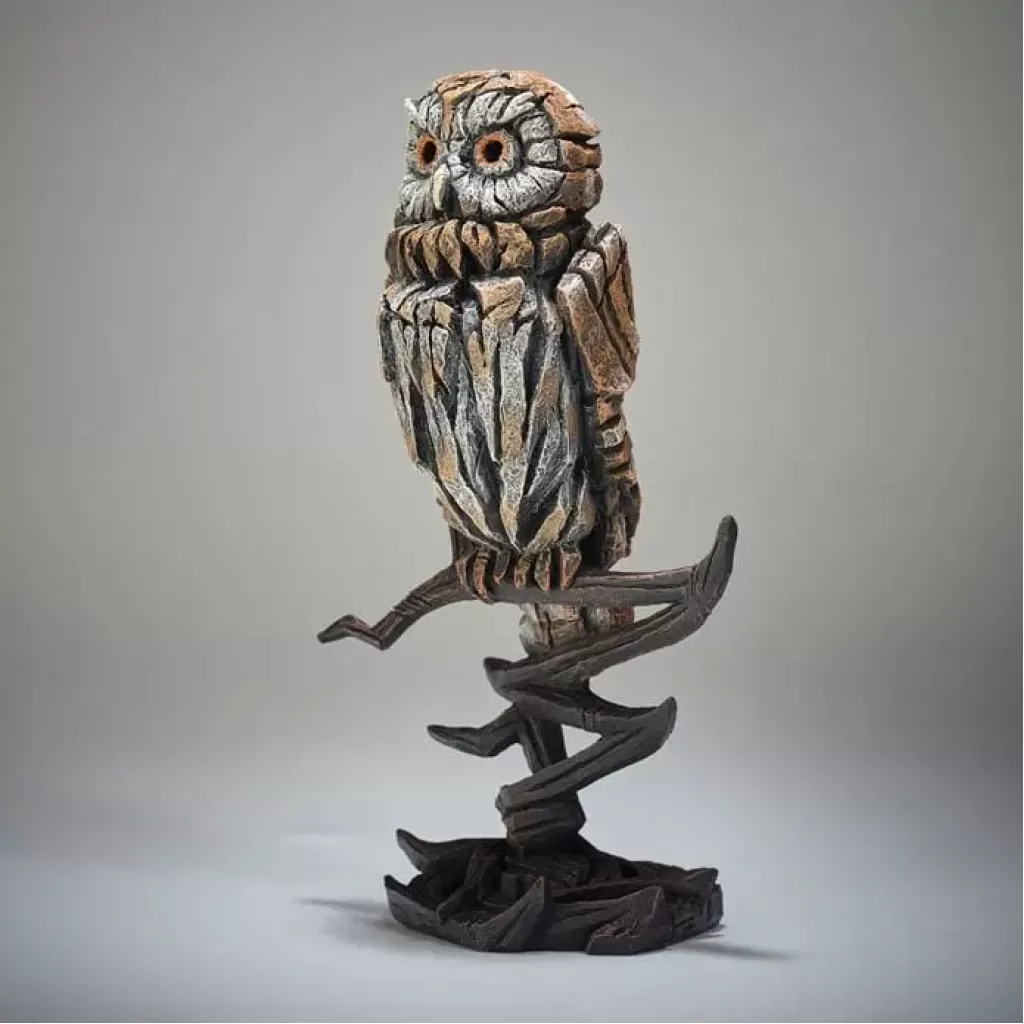 Edge Sculpture Owl - Tawny by Matt Buckley