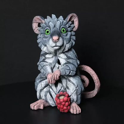 Edge Sculpture Grey Field Mouse by Matt Buckley