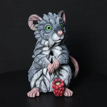 Edge Sculpture Grey Field Mouse by Matt Buckley