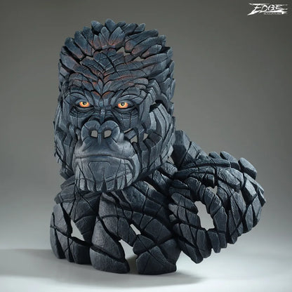 Edge Sculpture New Mountain Gorilla Bust by Matt Buckley