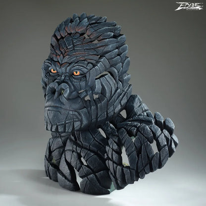 Edge Sculpture New Mountain Gorilla Bust by Matt Buckley