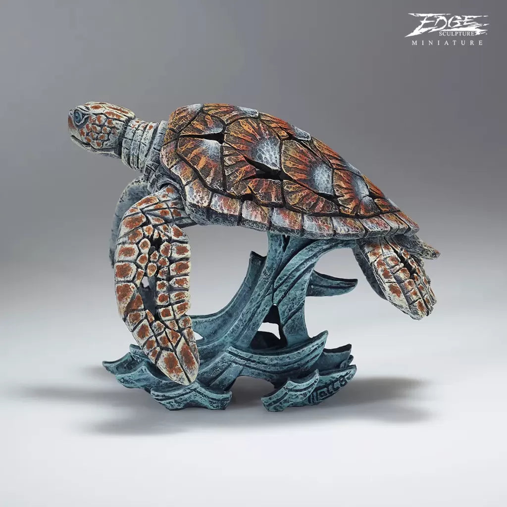 Edge Sculpture Miniature Sea Turtle by Matt Buckley