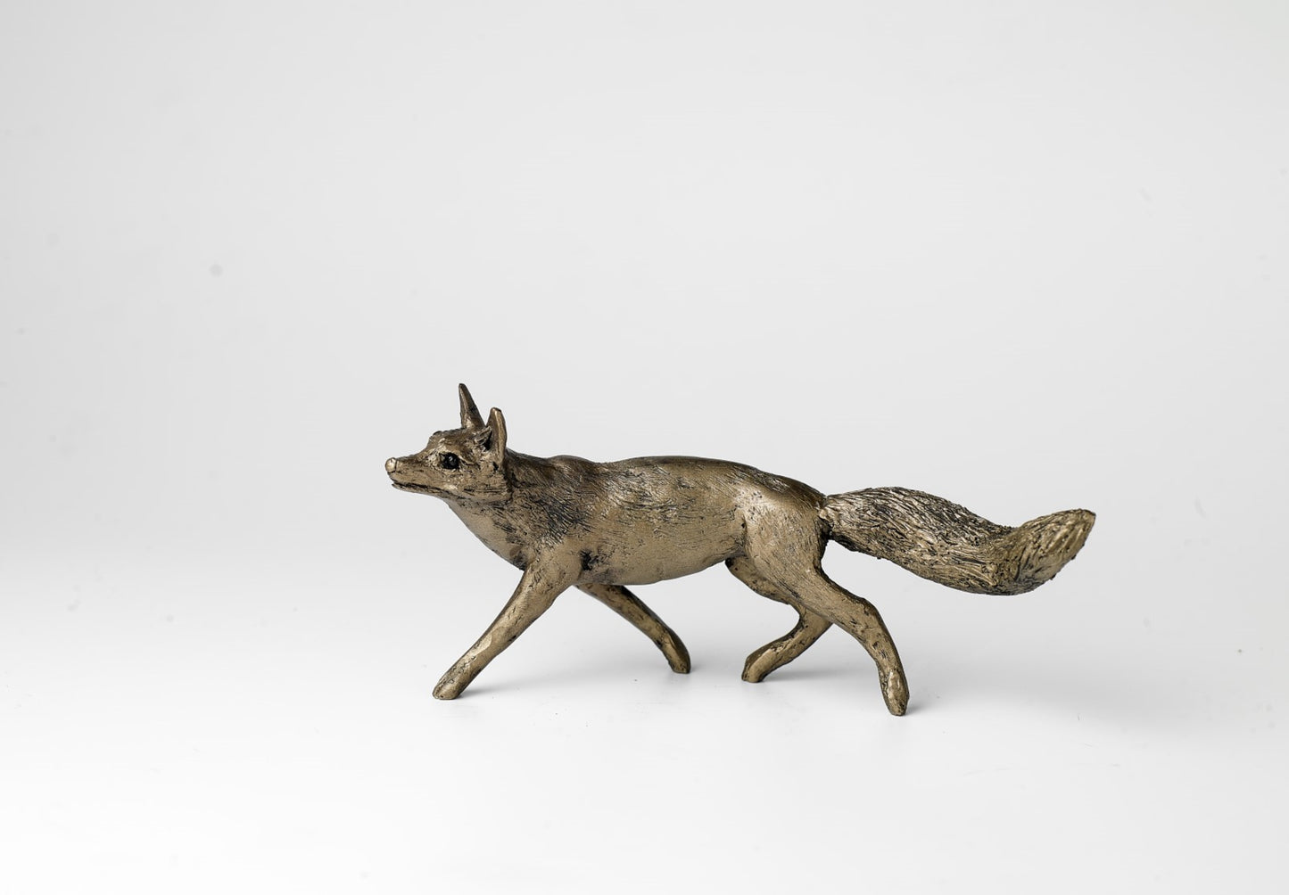 Fox Bronze Figurine by Jonny Sanders (Frith Sculpture)