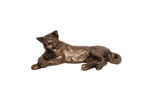 Sooty Cat Bronze Figurine by Thomas Meadows (Frith MINIMA)
