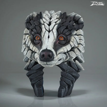 50% DEPOSIT - Edge Sculpture Badger Bust by Matt Buckley