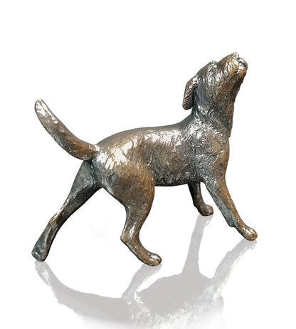 Border Terrier Bronze Dog Figurine by Keith Sherwin (Limited Edition)