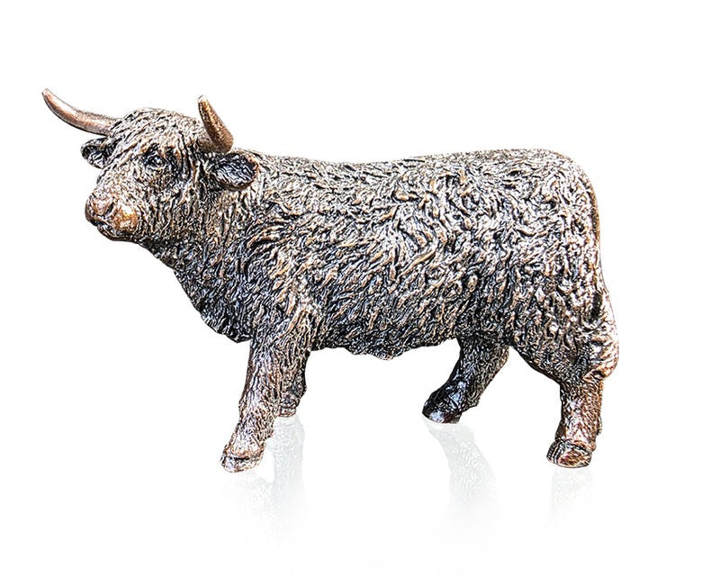 Highland Cow Bronze Sculpture by Keith Sherwin