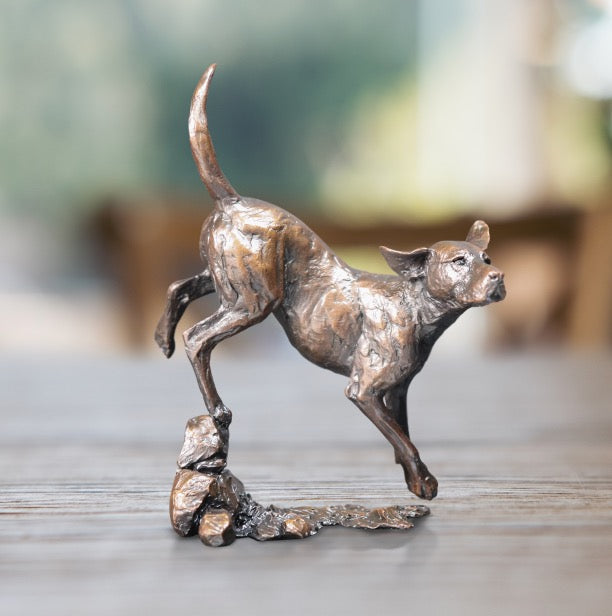 Foxhound Bronze Dog Figurine by Michael Simpson (Limited Edition)