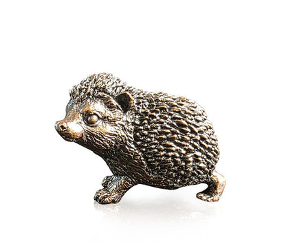 Baby Hedgehog Bronze Sculpture by Keith Sherwin