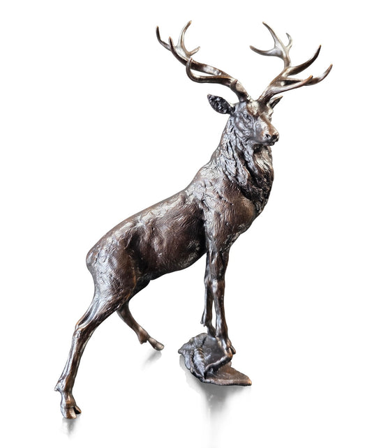 Highland Wilderness Bronze Stag Figurine by Dean Kendrick (Limited Edition)