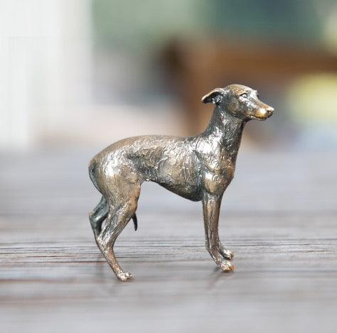 Lurcher Bronze Dog Figurine by Keith Sherwin (Limited Edition)