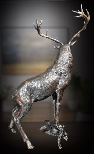 Majesty Bronze Stag Sculpture by Michael Simpson - Richard Cooper & Company Bronze