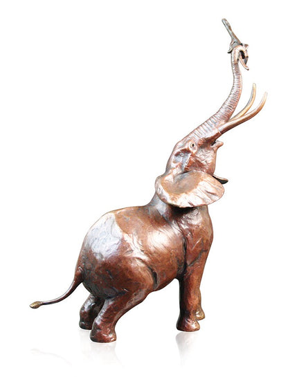 Bull Elephant Bronze Sculpture by Michael Simpson (Richard Cooper Bronze)