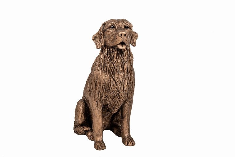 Molly Golden Retriever Bronze Dog Figurine by Harriet Dunn (Frith Sculpture)