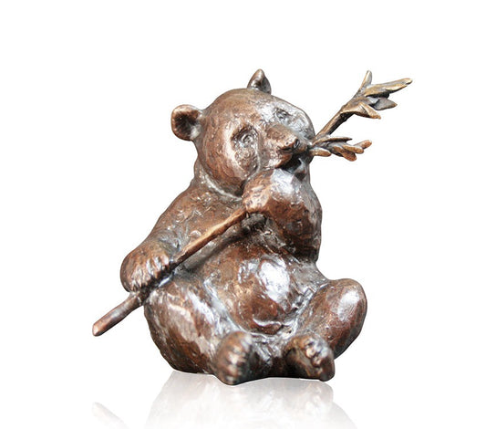 Panda Bronze Sculpture by Michael Simpson (Richard Cooper Bronze)