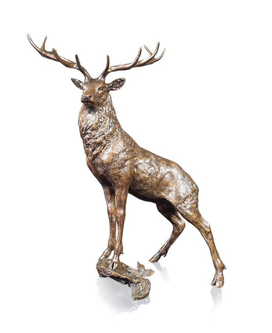 Prince of the Glen Bronze Stag Figurine by Dean Kendrick