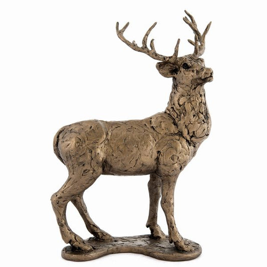 Red Deer Stag Bronze Figurine by Thomas Meadows (Frith Sculpture)