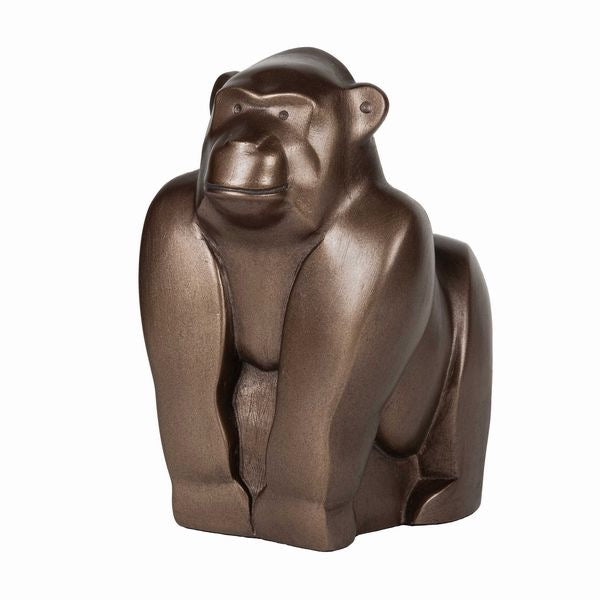 Silverback Gorilla Contemporary Bronze Sculpture by Adrian Tinsley for Frith Sculpture