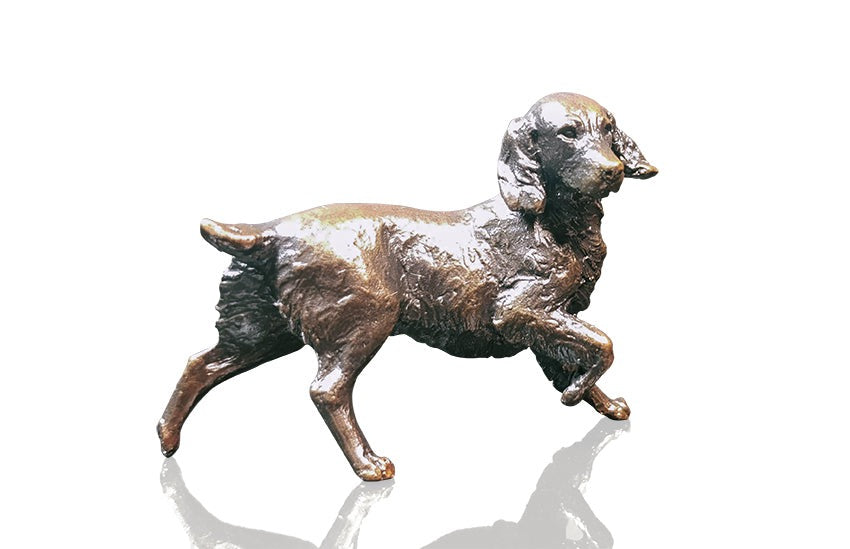 Springer Spaniel Bronze Dog Figurine by Keith Sherwin (Limited Edition)
