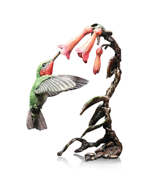 Hummingbird Bronze Figurine n Presentation Box by Keith Sherwin (Limited Editoin)