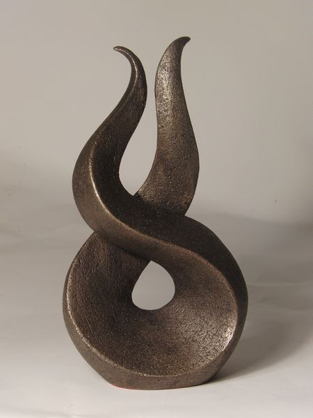 The Curve Contemporary Bronze Sculpture by Adrian Tinsley for Frith Sculpture