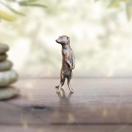 Butler & Peach Miniatures - Bronze Meerkat Standing