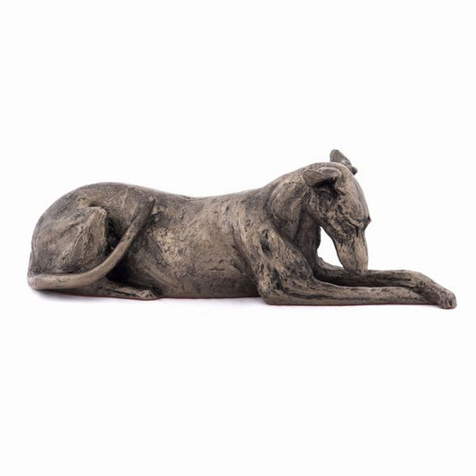 Chester Lurcher Bronze Dog Figurine by Harriet Dunn (Frith Sculpture)