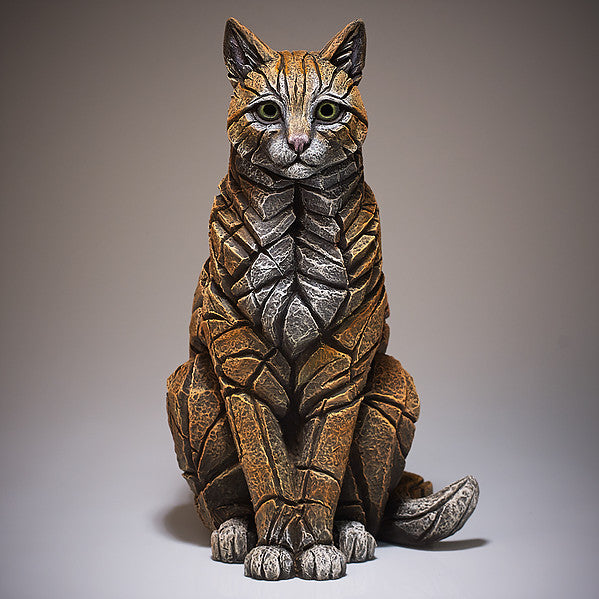 Edge Sculpture Cat Sitting - Ginger
