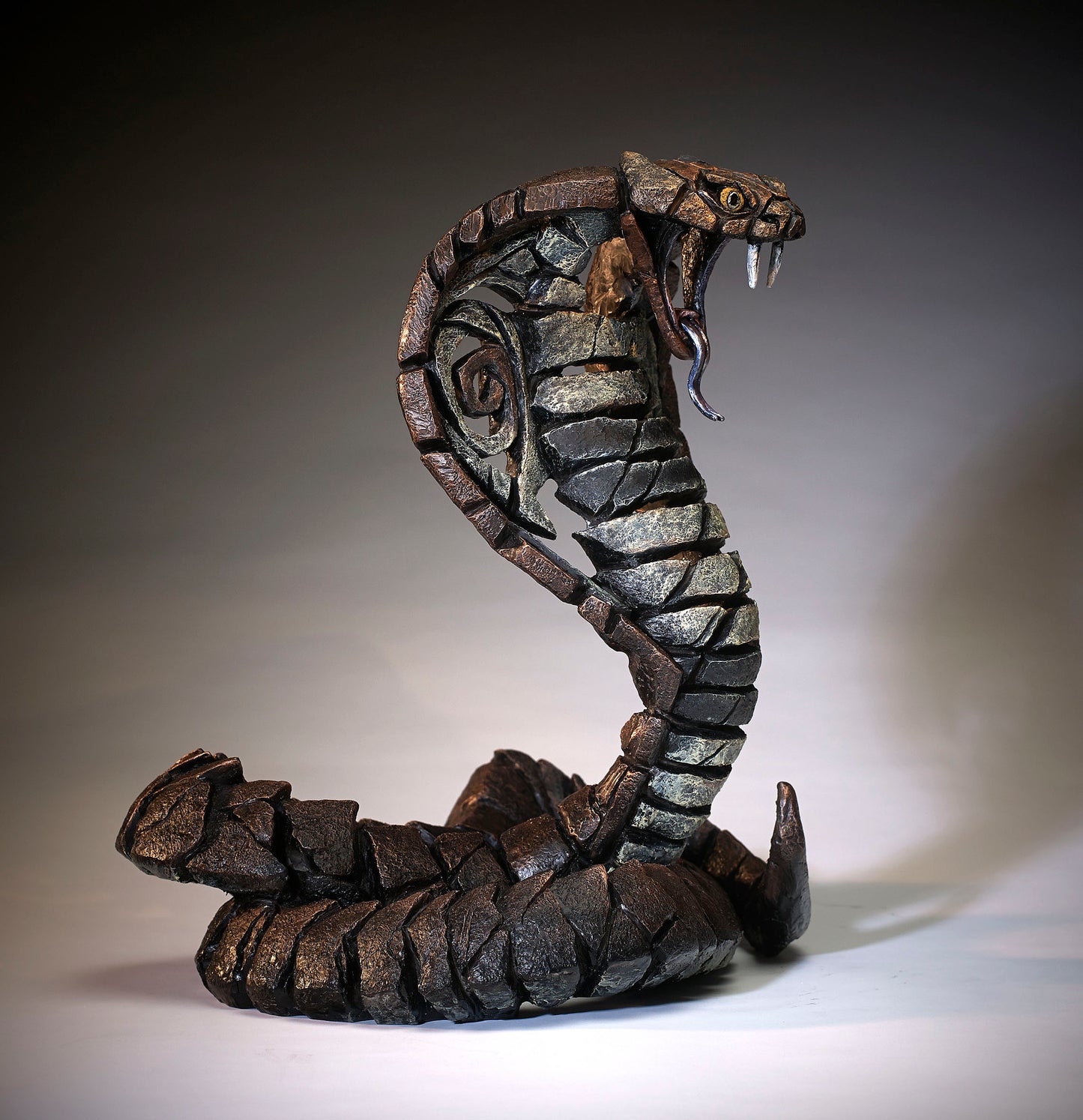 Edge Sculpture Cobra - Copper Brown by Matt Buckley