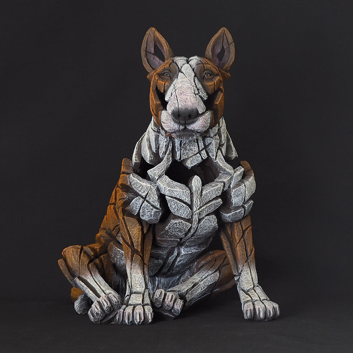 Edge Sculpture Bull Terrier - Red