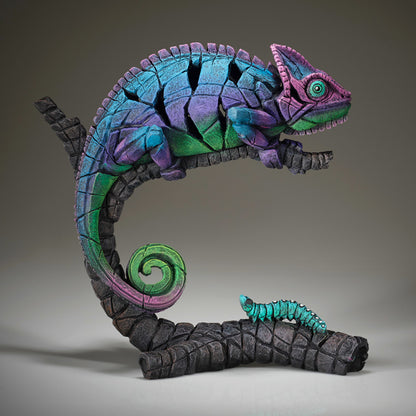 Edge Sculpture Chameleon (Rainbow Pink) by Matt Buckley