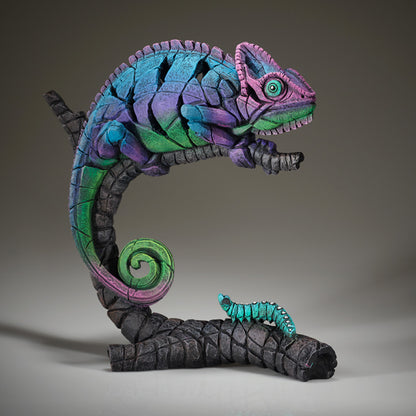 Edge Sculpture Chameleon (Rainbow Pink) by Matt Buckley