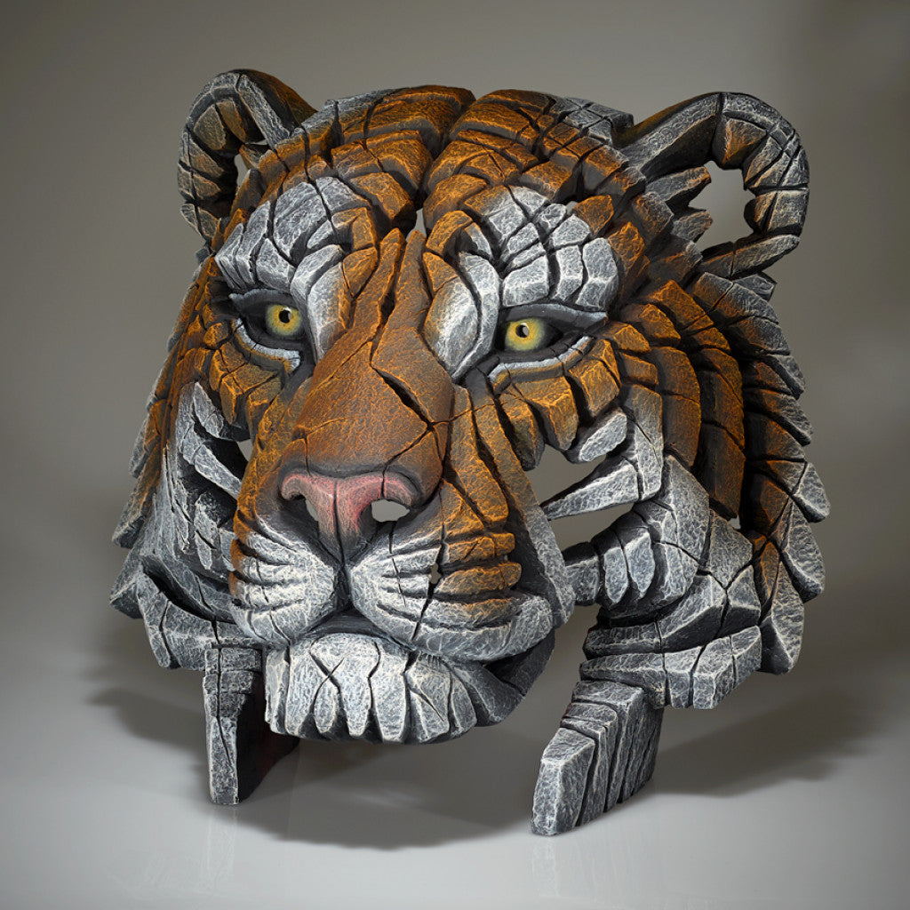 Edge Sculpture Tiger Bust by Matt Buckley