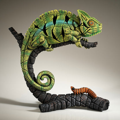 Edge Sculpture Chameleon (Green) by Matt Buckley