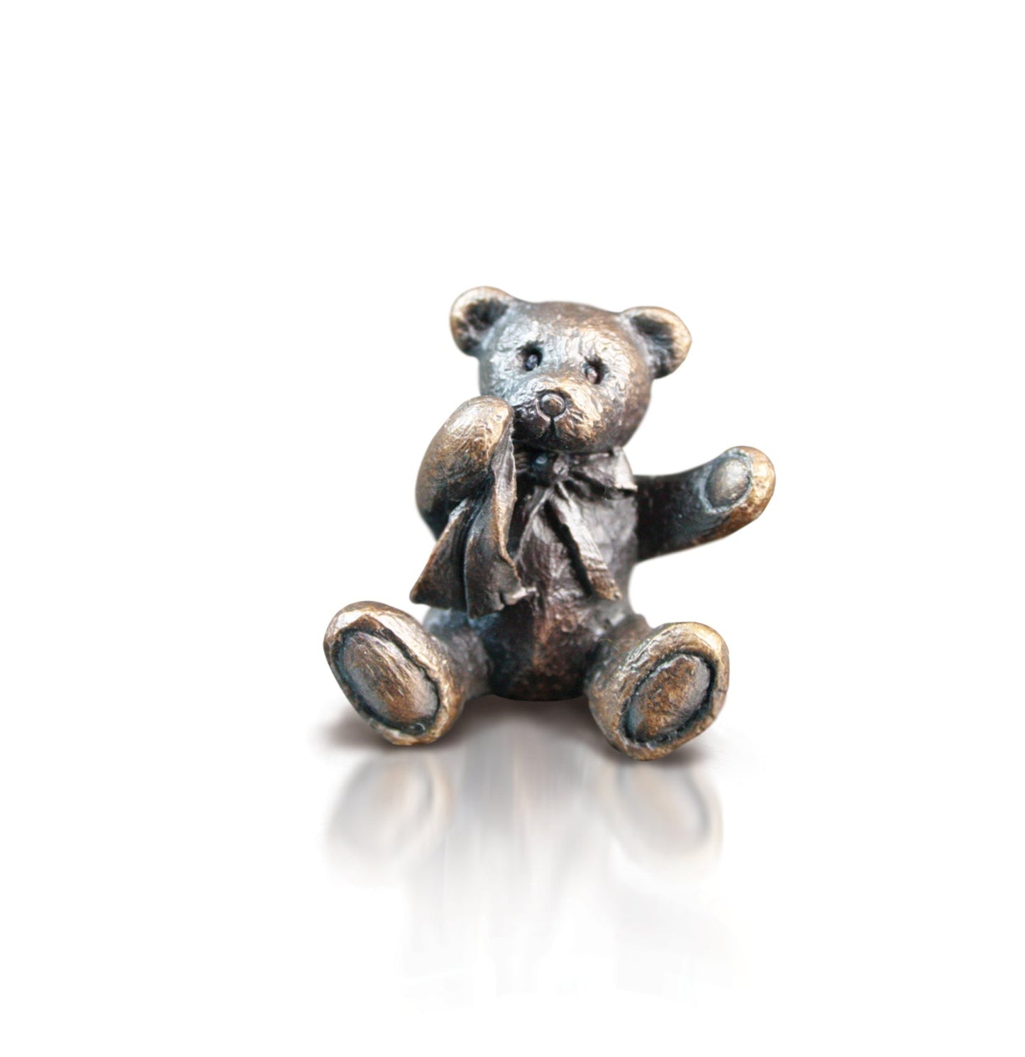 Neville Bronze Teddy Bear Figurine by Michael Simpson (Richard Cooper Bronze)