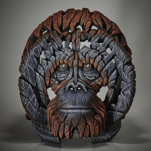 Edge Sculpture Orangutan Bust by Matt Buckley
