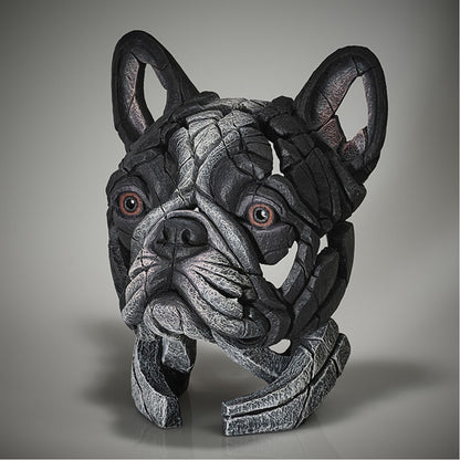 Edge Sculpture French Bulldog Pied Black & White by Matt Buckley