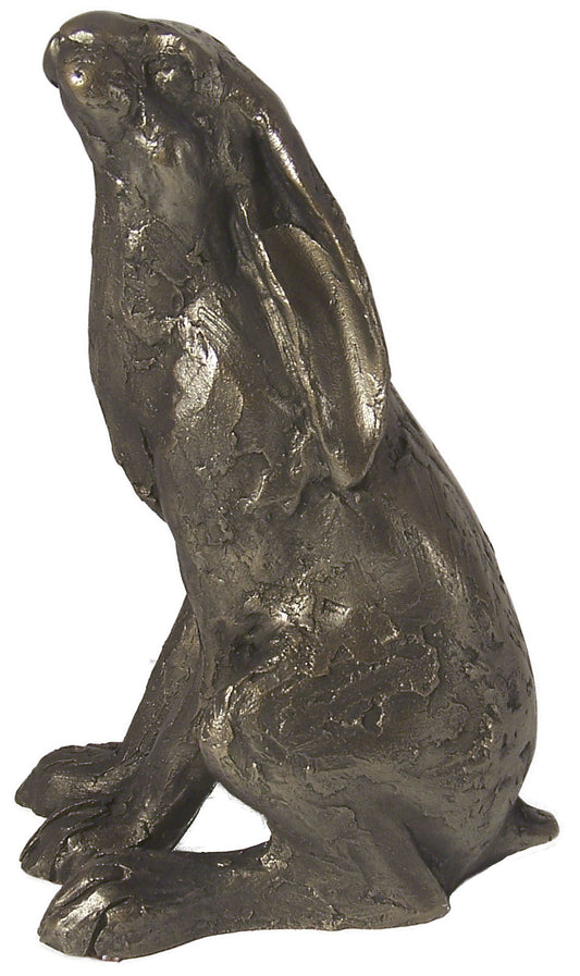Hilda Hare Bronze Hare Figurine by Paul Jenkins (Frith Sculpture)