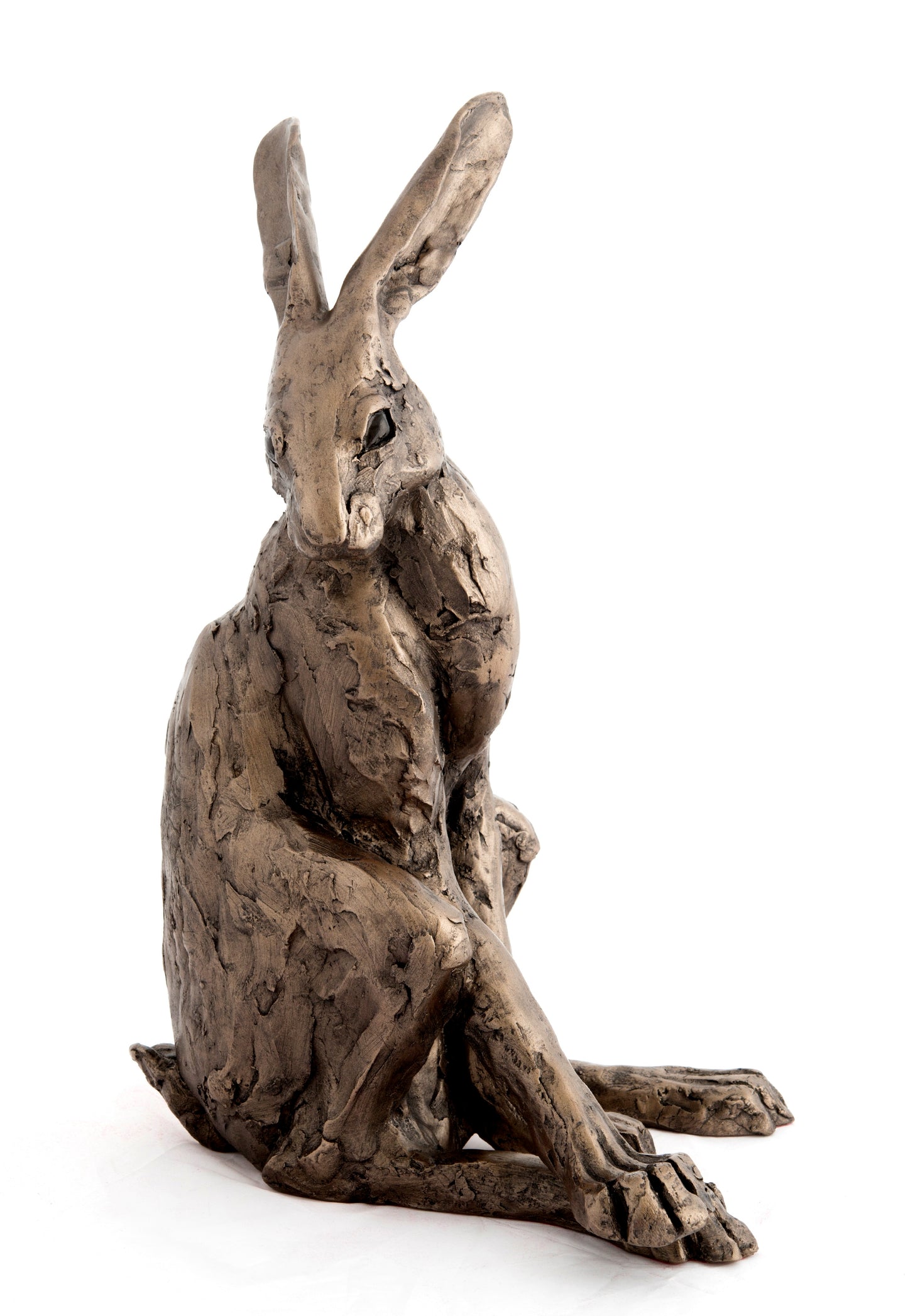 Hector Hare Bronze Hare Figurine by Paul Jenkins (Frith Sculpture)