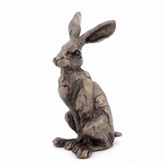 Huey Hare Bronze Hare Figurine by Paul Jenkins (Frith Sculpture)