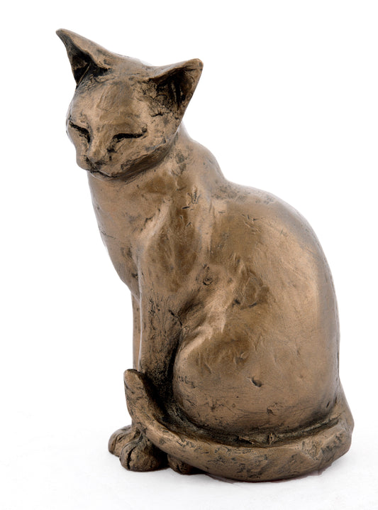 Maisie Bronze Cat Figurine by Paul Jenkins (Frith Sculpture)